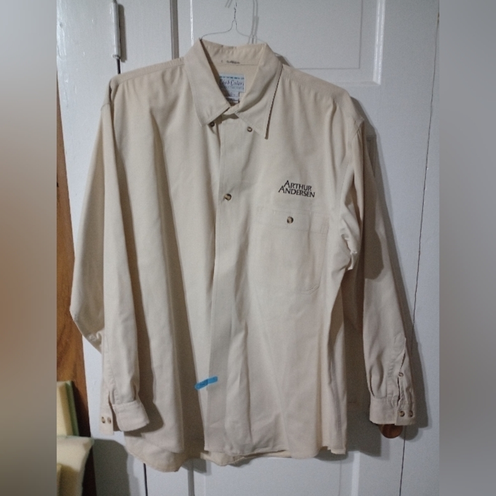 Club Colors extra large 100% cotton men's long sleeve shirt (Mgs027)